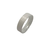 Flat White Ceramic Comfort ring core 6 mm