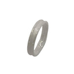 White ceramic ring cores 2 mm