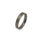 Titanium Flat comfort ring core 4 mm