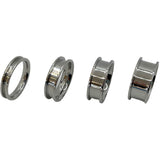Stainless steel inlay ring cores