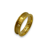 Gold plated Tungsten ring core 4 mm