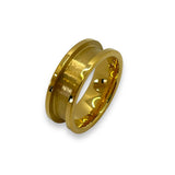 Gold plated Tungsten ring core 5 mm