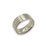 Flat comfort Silver ring cores .925 sterling silver 8 mm
