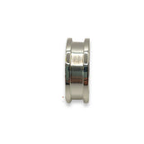Silver inlay 8 mm ring cores .925 sterling silver