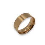 Copper Flat comfort ring core 8 mm