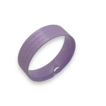 Purple ceramic flat ring core in 8 mm total width
