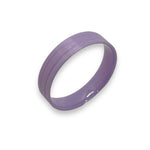 Purple ceramic flat ring core in 6 mm total width