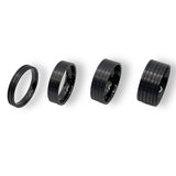 Flat Black Ceramic Comfort ring core