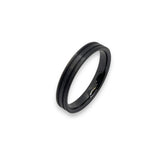 Flat Black Ceramic Comfort ring core 4 mm