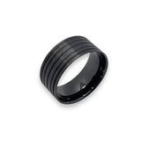 Flat Black Ceramic Comfort ring core 10 mm
