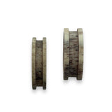 Deer Antler Channel inlay ring cores 4mm, 6mm and 8 mm width