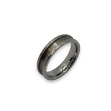Hammered Tungsten ring core 3 mm