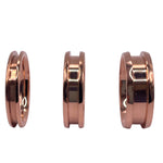 Tellurium Copper inlay channel ring core