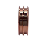 Tellurium Copper double channel inlay channel ring core