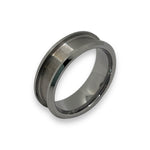 Tungsten ring cores 5mm inlay Channel