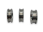 Tungsten ring cores 4mm, 5mm, 6mm inlay Channel