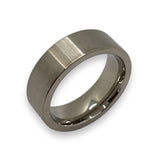 Black Titanium Customizable ring cores/blanks 8mm