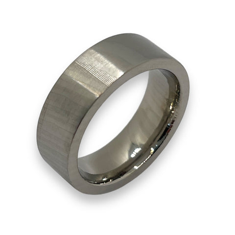 Customizable Zirconium Titanium Damascus ring cores