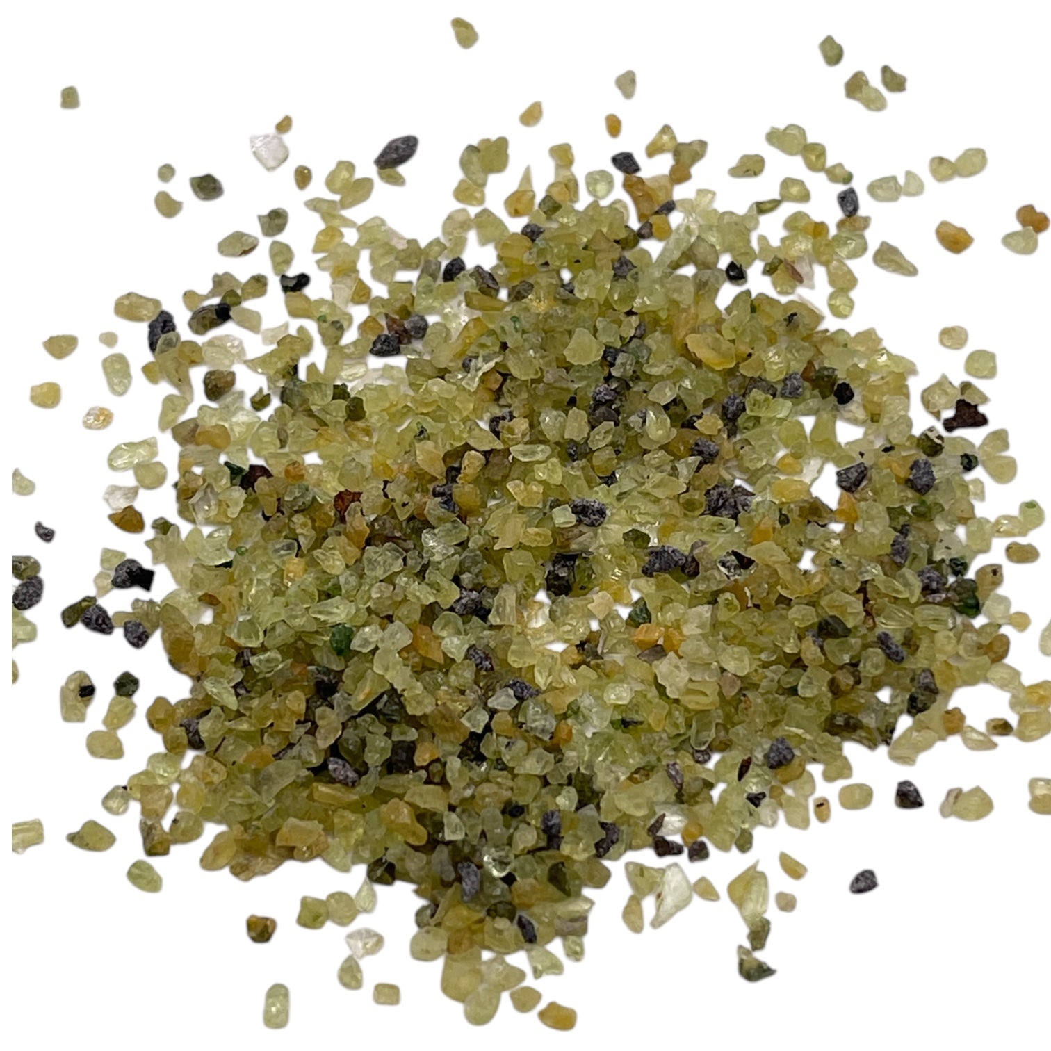 Crushed Peridot Gemstone
