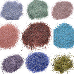 Genuine Crushed Stone inlays  ---SMALL SAND and powder type ONLY