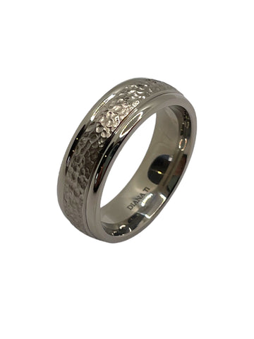 Titanium hammered ring core F11-2040