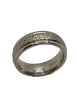 Titanium hammered ring core F11-2040