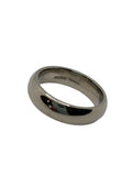 Polished domed Titanium ring core F11-2034