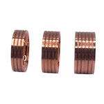 Tellurium Copper flat comfort ring core