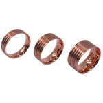 Tellurium Copper flat comfort ring core