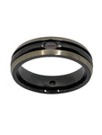 Black titanium ring core