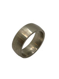 Titanium domed profile unfinished ring RS-200