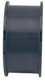 Black ceramic 12 mm total width, 10 mm inlay channel ring core