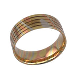 flat core Mokume Gane ring cores