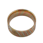 flat core Mokume Gane ring cores