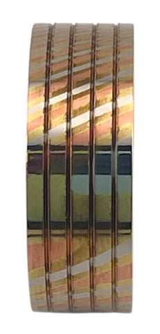 flat core Mokume Gane ring cores