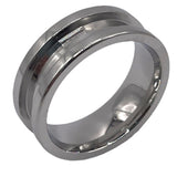 Cobalt chrome channel, flat top ring core
