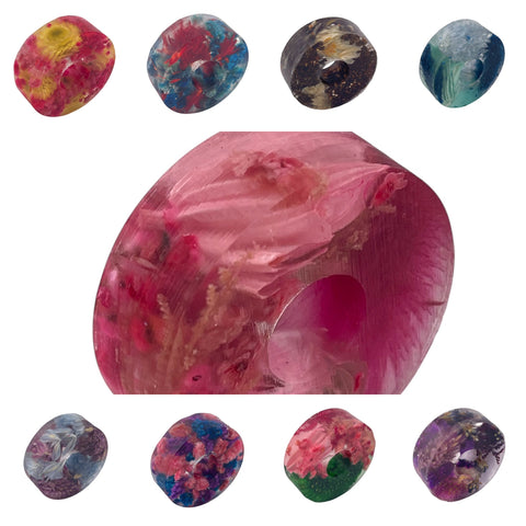 Genuine Flower ring blanks