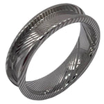 Stainless Damascus Channel ring core