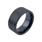 Black Titanium Customizable ring cores/ blanks 10mm width
