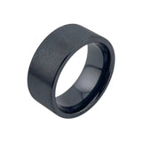 Black Titanium customizable ring core 10mm width