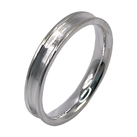 .925 Sterling Silver channel ring cores
