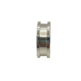 .925 sterling silver 4mm channel ring core