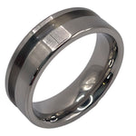 Offset channel titanium ring core