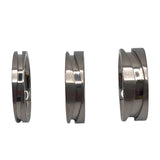 Titanium S/Wave Channel ring core 4mm, 6mm and 8mm