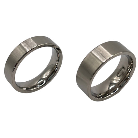 Customizable titanium ring cores