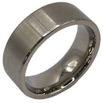 Customizable titanium ring cores 8 mm