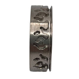 Titanium Flame inlay channel ring core
