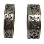 Titanium Leaf inlay channel ring core