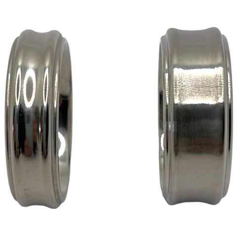 Cobalt Chrome Double dome - concave middle ring