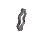 Clam shell titanium inlay ring